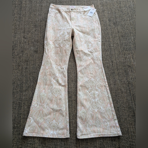 Wrangler High Rise Fierce Flare Paisley Jeans Women's 12/31x32 Lainey Country - Picture 3 of 10